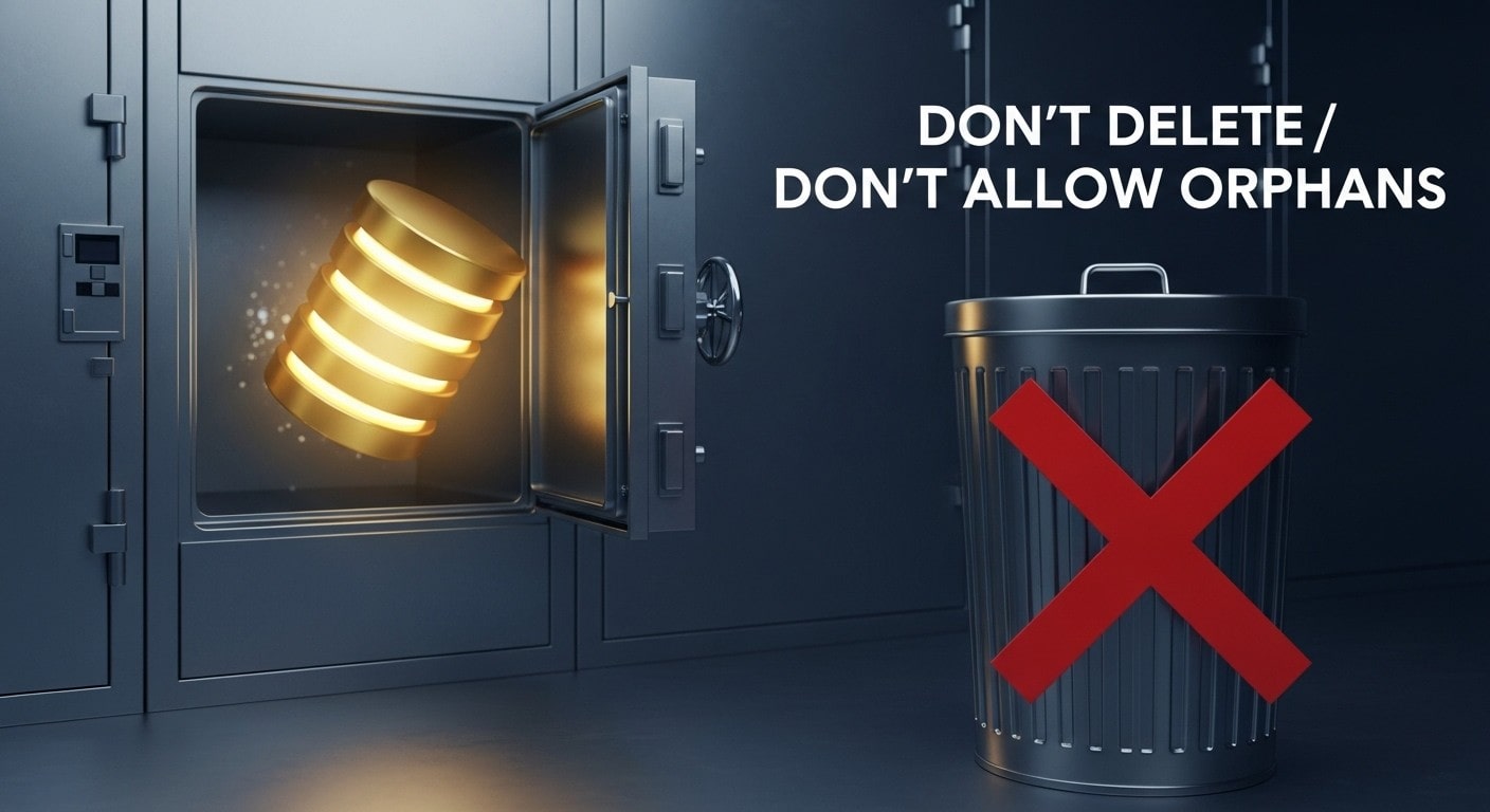 Database table with created_at and updated_at timestamps