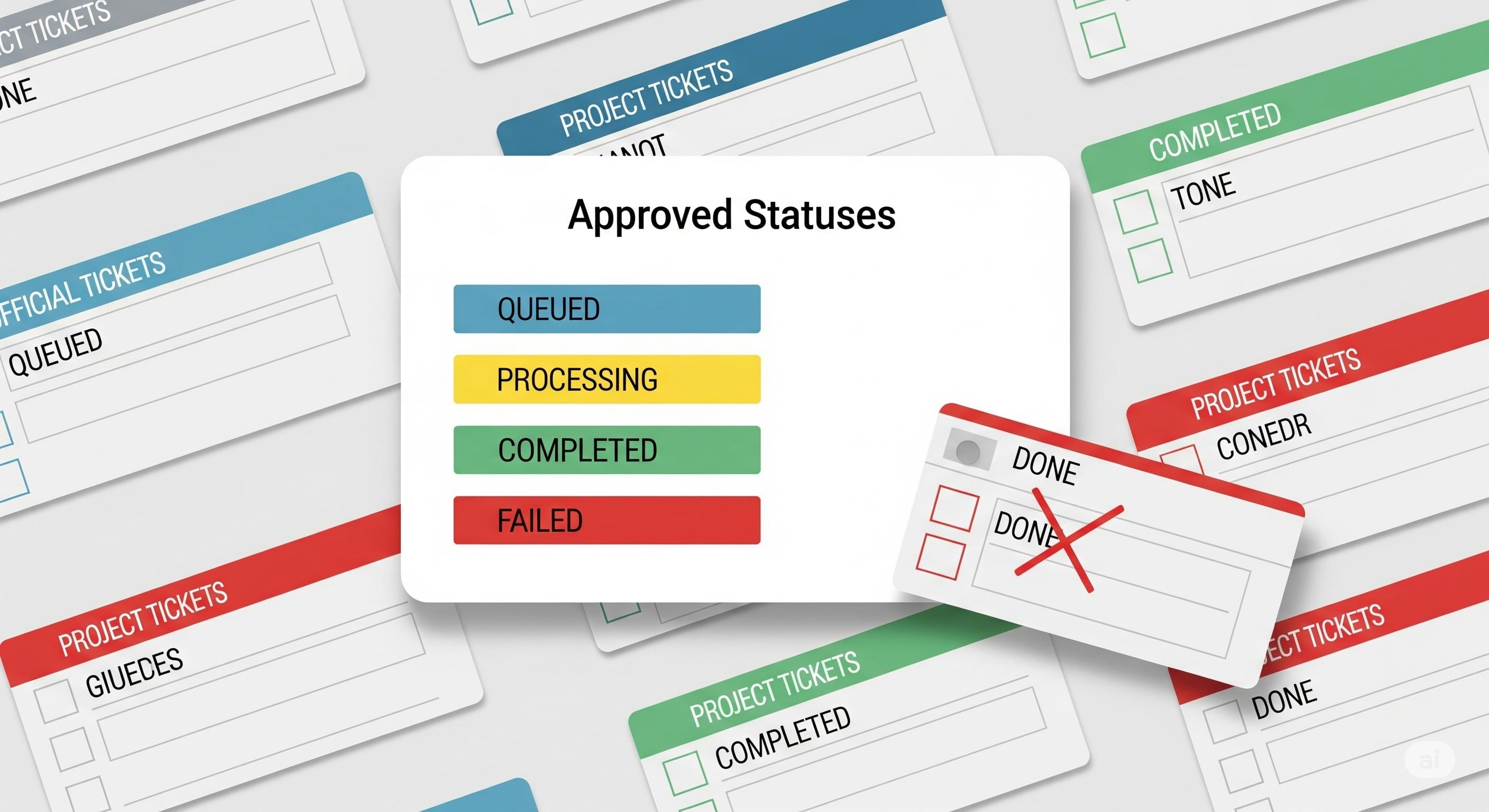 Enum table for consistent status values